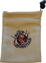 Load image into Gallery viewer, Suedette Valuables Bag with full colour print from £6.60. Min qty 5.
