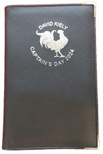 Load image into Gallery viewer, Faux Leather Scorecard Holder foil blocked from £5.85 min qty 5.