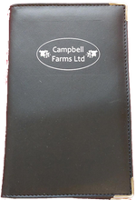 Load image into Gallery viewer, Faux Leather  Scorecard Holder with full colour print from £6.60. Min qty 5.