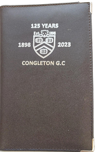 Load image into Gallery viewer, Leather Scorecard Holder with foil blocked logo from £6.60. Min qty 5.