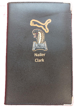 Load image into Gallery viewer, Leather Scorecard Holder with a full colour print from £7.35. Min qty 5.