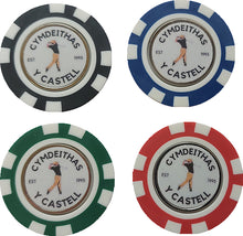 Load image into Gallery viewer, Casino Chip with Removable Ball Marker.....from £3.30