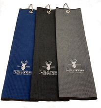 Load image into Gallery viewer, Microfibre Trifold Waffle Golf Bag Towel from £10.60. Min Qty 10.