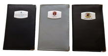 Load image into Gallery viewer, Faux Leather Domed Scorecard Holder...from £6.22. Min qty only 5.