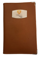 Load image into Gallery viewer, Faux Leather Domed Scorecard Holder...from £6.22. Min qty only 5.