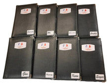 Load image into Gallery viewer, Individual Named Faux Leather Scorecard Holders..from £12.99