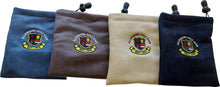 Load image into Gallery viewer, Suedette Drawstring Valuables Bag from £7.50. Min Qty 5.