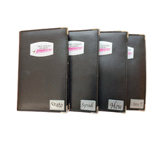 Load image into Gallery viewer, Faux Leather Domed Scorecard Holder...from £6.22. Min qty only 5.