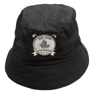 Black Waxed Rain Hat from £9.20.  Min Qty 5.