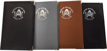 Load image into Gallery viewer, Faux Leather Scorecard Holder foil blocked from £5.85 min qty 5.