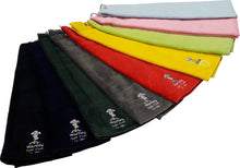 Load image into Gallery viewer, Tri Fold Velour bag Towel from £9.60 Min Qty 10.