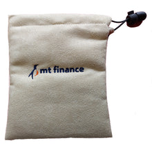 Load image into Gallery viewer, Suedette Drawstring Valuables Bag from £7.50. Min Qty 5.