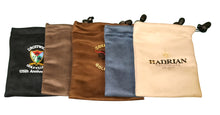 Load image into Gallery viewer, Suedette Drawstring Valuables Bag from £7.50. Min Qty 5.