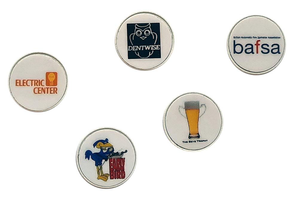 Plastic Ball Markers from 35p each Spectrum Golf