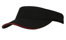 Load image into Gallery viewer, Brushed Heavy Cotton visors embroidered from £9.45. Min 5.