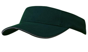 Brushed Heavy Cotton visors embroidered from £9.45. Min 5.