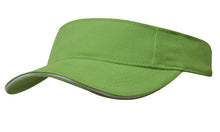 Load image into Gallery viewer, Brushed Heavy Cotton visors embroidered from £9.45. Min 5.