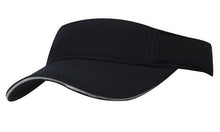 Load image into Gallery viewer, Brushed Heavy Cotton visors embroidered from £9.45. Min 5.