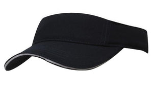 Brushed Heavy Cotton visors embroidered from £9.45. Min 5.