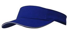 Load image into Gallery viewer, Brushed Heavy Cotton visors embroidered from £9.45. Min 5.