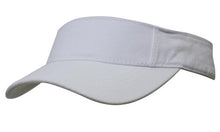 Load image into Gallery viewer, Brushed Heavy Cotton visors embroidered from £9.45. Min 5.