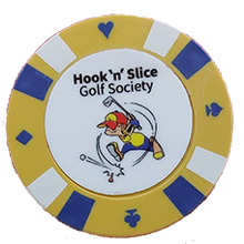 Load image into Gallery viewer, Casino Chip Ball Marker from £1.79. Min qty 5.