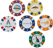 Load image into Gallery viewer, Casino Chip Ball Marker from £1.79. Min qty 5.