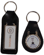 Load image into Gallery viewer, Leather keyring from £1.79. Min qty 25.