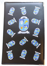 Load image into Gallery viewer, Faux Leather  Scorecard Holder with full colour print from £6.98. Min qty 5.