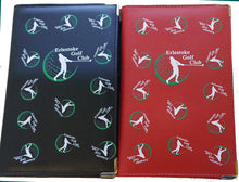Load image into Gallery viewer, Faux Leather  Scorecard Holder with full colour print from £6.60. Min qty 5.
