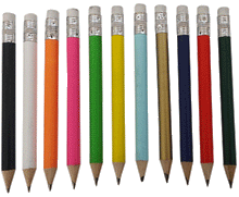 Load image into Gallery viewer, Printed Pencil With Eraser from 43p. min qty 100.