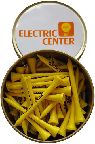 Tin of Tees with 70 mm Printed Wooden Tees...from £5.61. Min 25 tins.