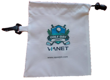 Load image into Gallery viewer, White Drawstring Goody Bag from £4.90.Min qty 10.