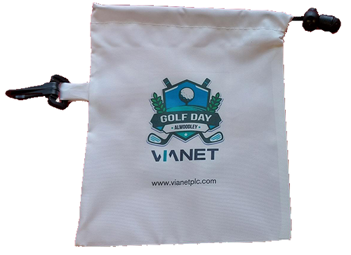 White Drawstring Goody Bag from £4.90.Min qty 10.