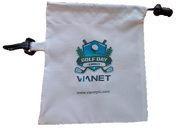 White Drawstring Goody Bag from £4.90.Min qty 10.