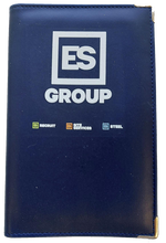 Load image into Gallery viewer, Faux Leather  Scorecard Holder with full colour print from £6.98. Min qty 5.
