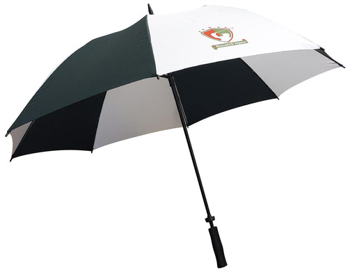 Storm Golf Umbrella with full colour print on white panels. From £10.95. Min Qty 1.