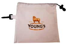 Load image into Gallery viewer, White Drawstring Goody Bag from £3.99. Min Qty 5.