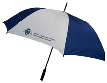 Load image into Gallery viewer, Hoylake Automatic Opening Umbrella with full colour print on white panels. As low as £7.85 each.