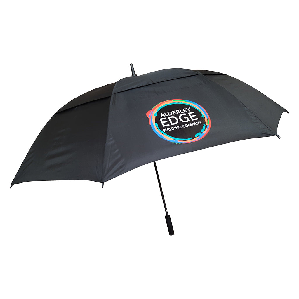 Ebony Double Canopy Automatic Umbrella printed full colour from 13.99