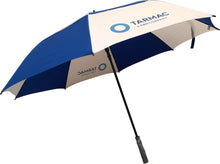 Load image into Gallery viewer, Gleneagles Automatic Vented Umbrella printedfull colour on white panels. As low as £18.99. Min Qty 1.