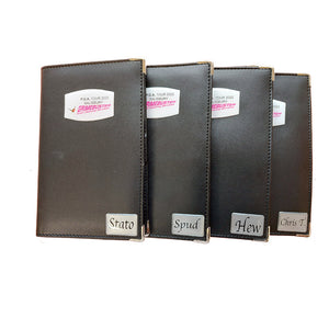 Faux Leather Domed Scorecard Holder...from £6.97. Min only 5.