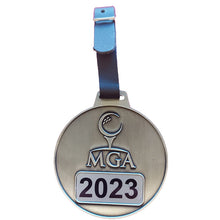 Load image into Gallery viewer, Pewter Finish Bag Tag. Min Qty 25.