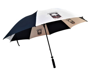 Storm Golf Umbrella with full colour print on white panels. From £10.95. Min Qty 1.